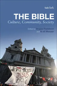 The Bible: Culture, Community, Society_cover