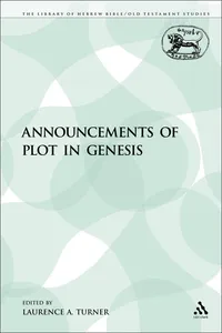 Announcements of Plot in Genesis_cover