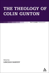 The Theology of Colin Gunton_cover