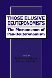 Those Elusive Deuteronomists_cover