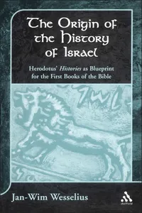 The Origin of the History of Israel_cover