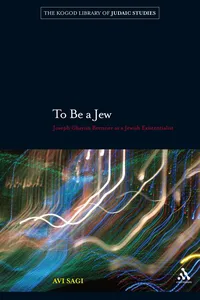 To Be a Jew_cover