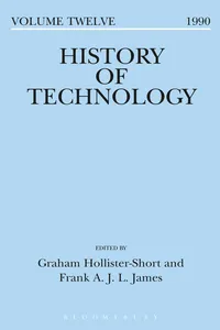 History of Technology Volume 12_cover