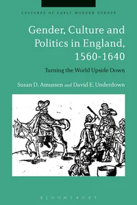 Gender, Culture and Politics in England, 1560-1640_cover
