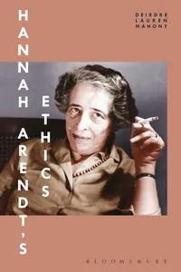 Hannah Arendt's Ethics_cover