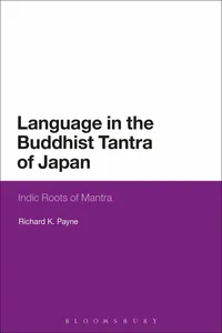 Language in the Buddhist Tantra of Japan_cover