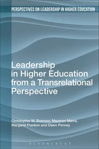 Leadership in Higher Education from a Transrelational Perspective_cover