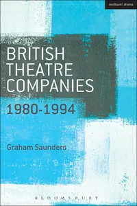 British Theatre Companies: 1980-1994_cover