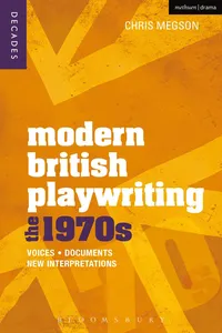 Modern British Playwriting: The 1970s_cover