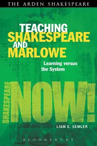 Teaching Shakespeare and Marlowe_cover