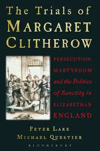 The Trials of Margaret Clitherow_cover