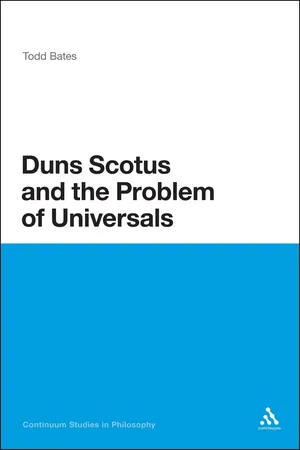 Duns Scotus and the Problem of Universals