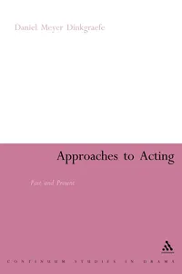 Approaches to Acting_cover