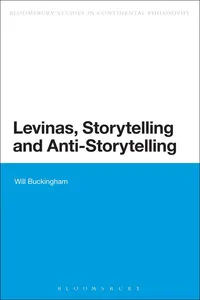 Levinas, Storytelling and Anti-Storytelling_cover