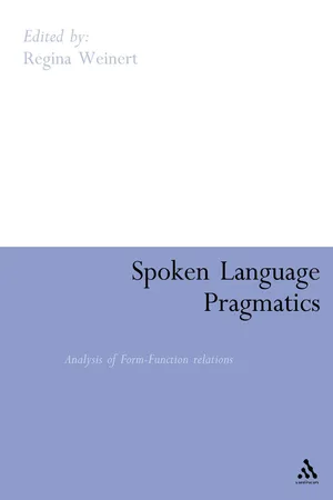 Spoken Language Pragmatics