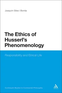 The Ethics of Husserl's Phenomenology_cover