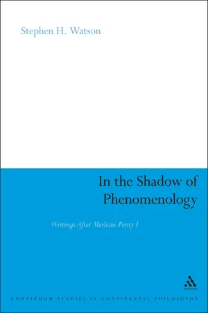 In the Shadow of Phenomenology