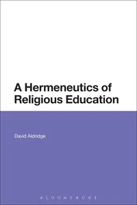 A Hermeneutics of Religious Education_cover