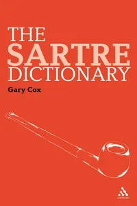 The Sartre Dictionary_cover