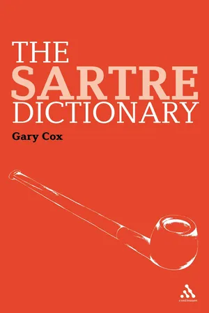 The Sartre Dictionary