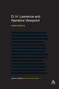 D. H. Lawrence and Narrative Viewpoint_cover