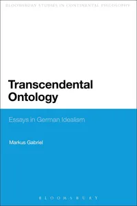 Transcendental Ontology_cover