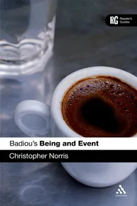 Badiou's 'Being and Event'_cover