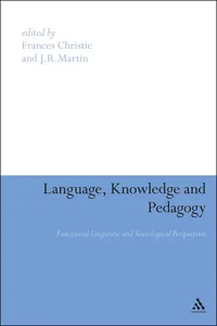 Language, Knowledge and Pedagogy_cover