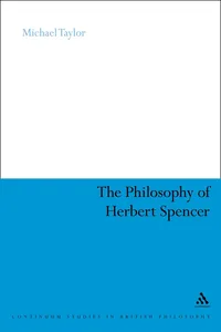 The Philosophy of Herbert Spencer_cover