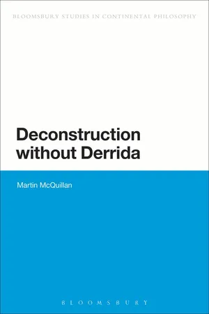 Deconstruction without Derrida