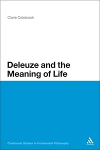 Deleuze and the Meaning of Life_cover