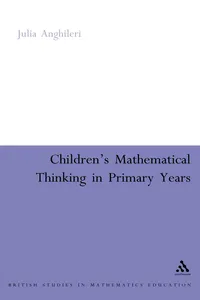 Children's Mathematical Thinking in Primary Years_cover