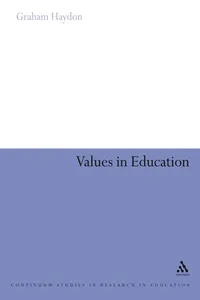 Values in Education_cover