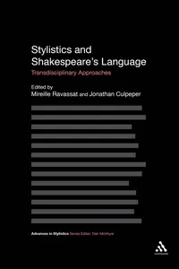 Stylistics and Shakespeare's Language_cover