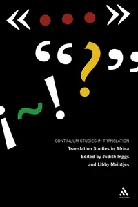 Translation Studies in Africa_cover