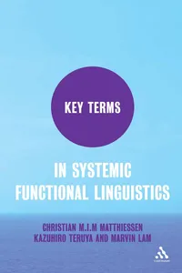 Key Terms in Systemic Functional Linguistics_cover
