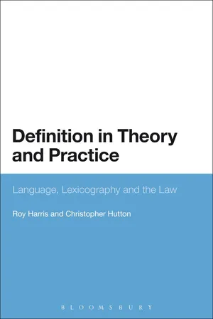 Definition in Theory and Practice