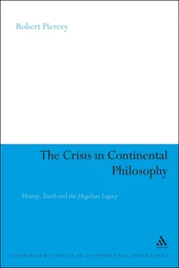 The Crisis in Continental Philosophy_cover