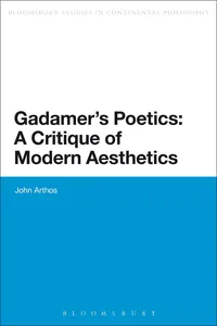 Gadamer's Poetics: A Critique of Modern Aesthetics_cover