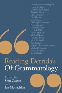 Reading Derrida's Of Grammatology_cover