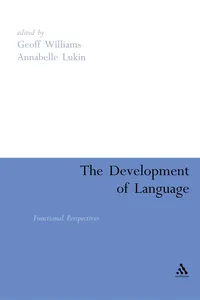 The Development of Language_cover