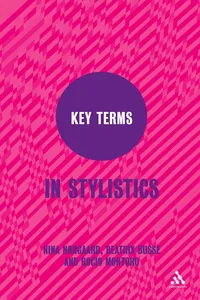 Key Terms in Stylistics_cover