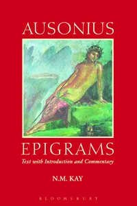 Ausonius: Epigrams_cover