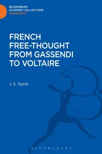 French Free-Thought from Gassendi to Voltaire_cover