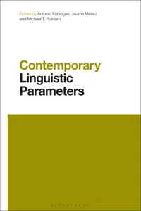 Contemporary Linguistic Parameters_cover