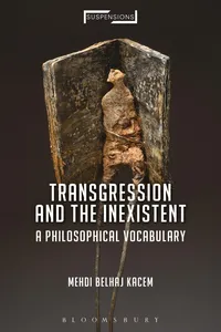 Transgression and the Inexistent_cover