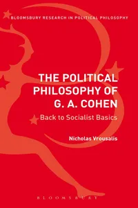 The Political Philosophy of G. A. Cohen_cover