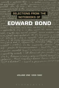 Selections from the Notebooks Of Edward Bond_cover