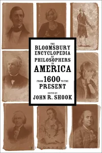 The Bloomsbury Encyclopedia of Philosophers in America_cover