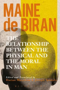 The Relationship between the Physical and the Moral in Man_cover